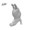Fun Hippo Gift Idea Clumsy Bookends, Funny Heavy Resin Acrobatic Bookend Holders, Creative Notebook Stand Office Bookshelf Decor for Farmhouse Modern
