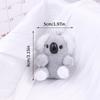 8Cm Gray Koala Bear Plush Stuffed Keychains Plush Animal Doll Toys Gifts