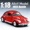 1:Масштаб 18 Жук 1955 300SL Модели Винтажные Автомобильные Игрушки Сплав Литье под Давлением Машинка Резиновые Шины Оттяжка День Рождения Автомобиль Подарки для Друзей
