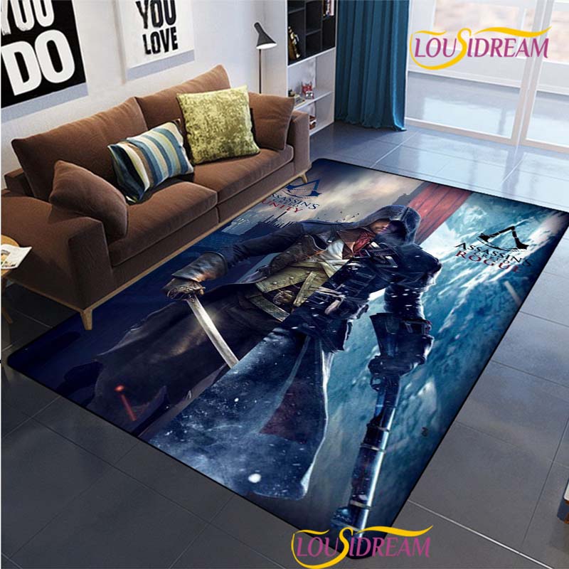 Игра A-Assass C-Creed Ковер для гостиной спальни Коврики Дверь Кухня Детский Нескользящий Коврик для пола Подарок на день рождения реквизит для фотосъемки Ковер