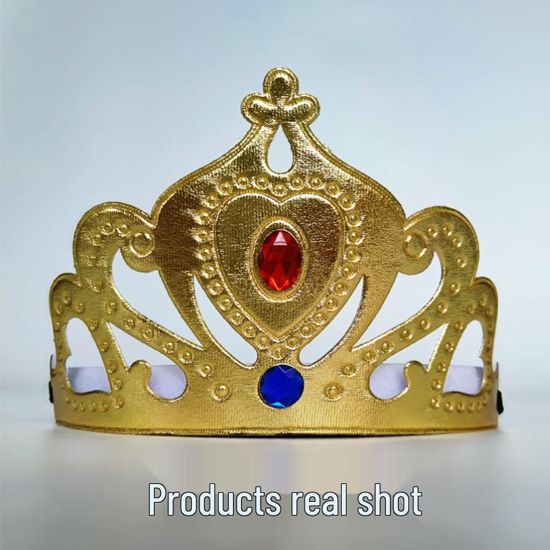 Тиара замороженной принцессы, головной убор для украшения детского торта на день рождения