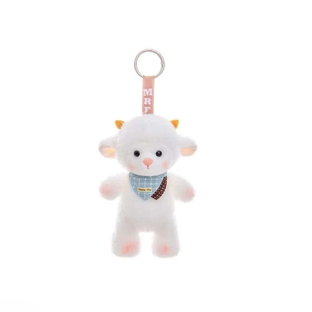 Furry Plush Animal Pendant PP Cotton Plush Backpack Pendant Stuffed Doll Keyring Boy Girl Gift