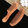 Новая антистатическая расческа ручной работы из натурального персикового дерева, массажная расческа для головы из сандалового дерева, инструмент для ухода за волосами