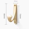 Vintage Clothes Hangers Zinc Alloy Wall Hook Cloth Coat Hat Hanging Hooks Bathroom Robe Hangers Kitchen Hook Racks With Screws