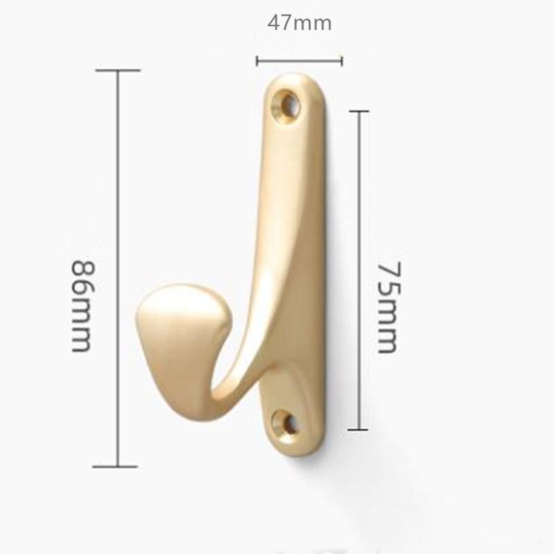 Vintage Clothes Hangers Zinc Alloy Wall Hook Cloth Coat Hat Hanging Hooks Bathroom Robe Hangers Kitchen Hook Racks With Screws