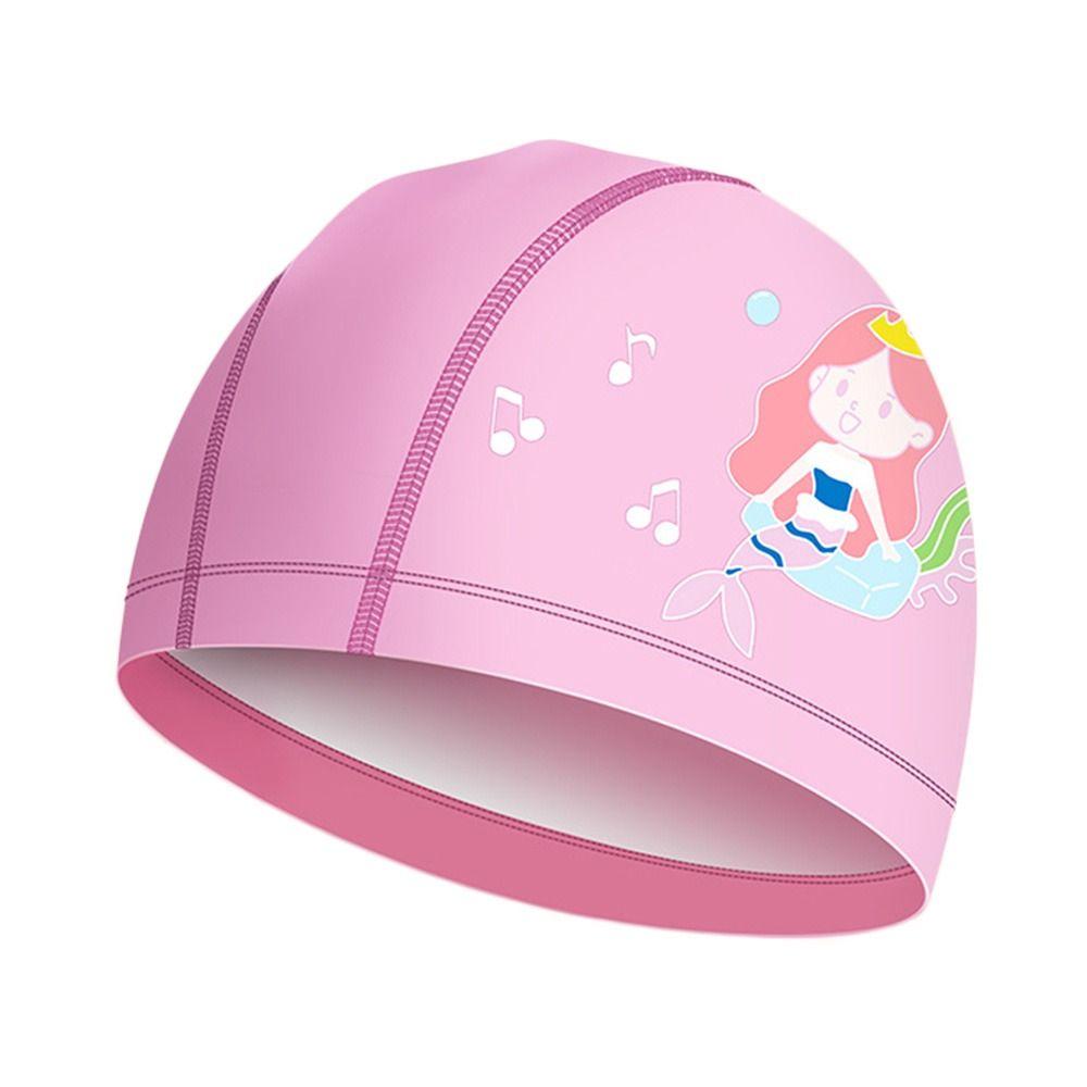 Свободный размер Спортивные аксессуары Детские шапочки для плавания Шапочки для купания в бассейне Шапочки для плавания Эластичный тюрбан из искусственной кожи