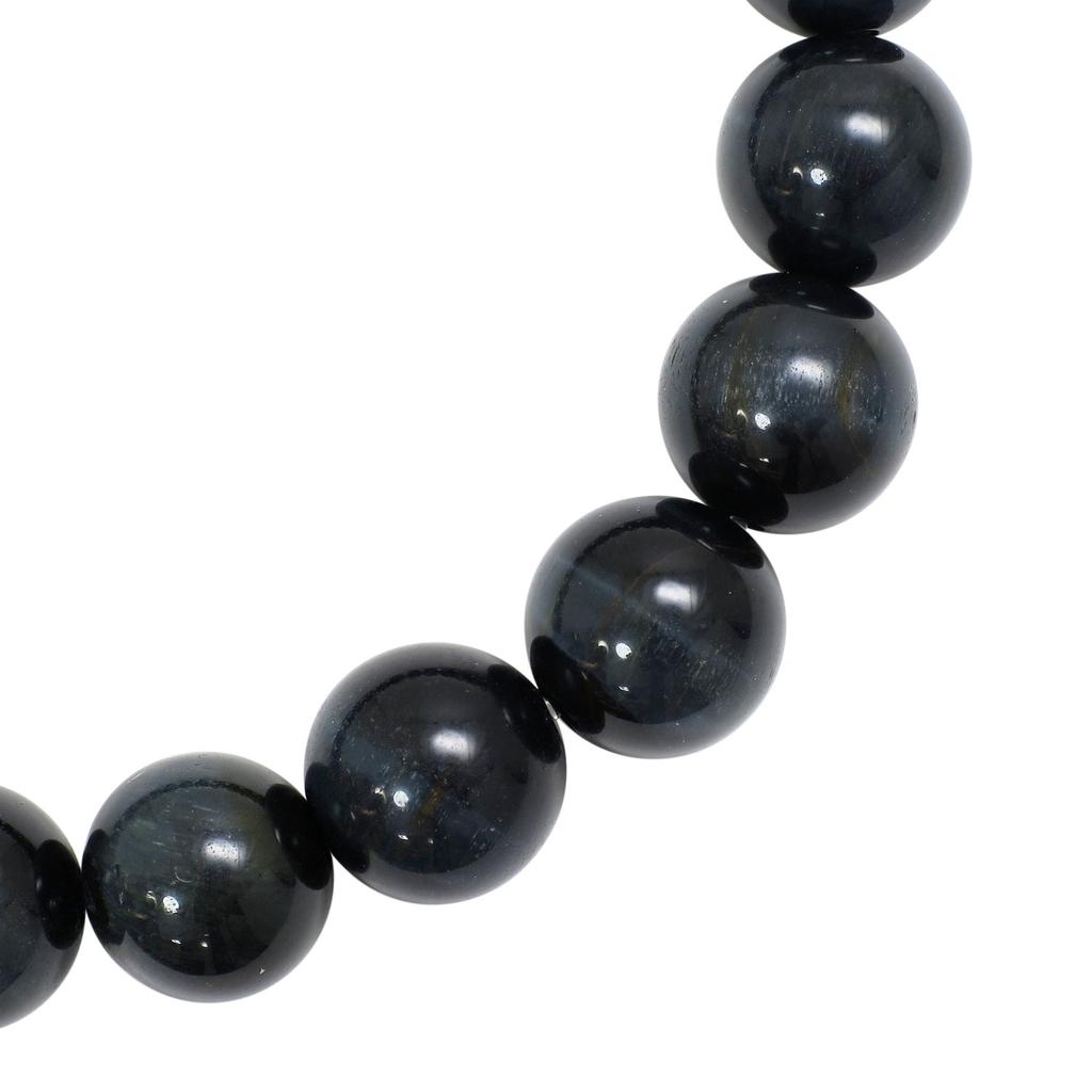 3A Grade Blue Tiger Eye Bead Bracelet Length [Shinjuku Ginnokura] 8-20mm (10mm Bead) 17-20cm (18cm Men's M, Women's L)