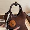 Popular Fashion Bag Women's Handbag 2025 Autumn New Messenger Bag Bucket Bag Texture Simple Temperament Bag