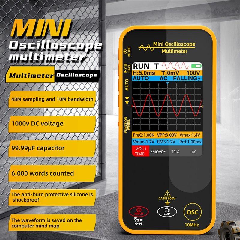 HHO-Graphic Digital Oscilloscope Multimeter High-Precision Resistance Voltage Capacitance Hz Continuity Tester Multitester