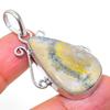 Bumblebee Jasper Handmade 925 Sterling Silver Gift Pendant 1.81" s5A29