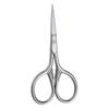 Stainless Steel Nose Hair& Beard Trimming Mustache Trimming Shear Professional Hair Scissor Small Grooming For Men Silver