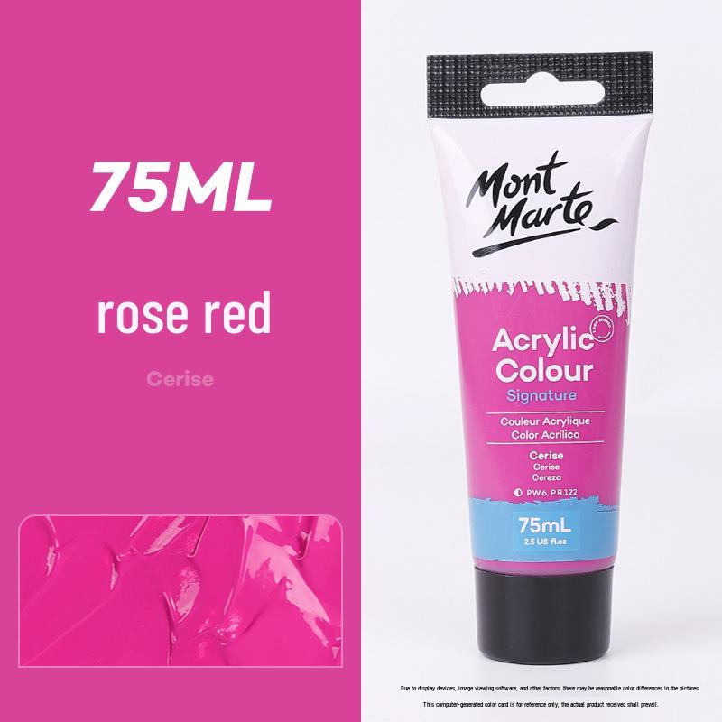 Montmartre 75ml Waterproof Non-Fading Acrylic Paint Set: Perfect for Children’s Textiles and Art Projects, Sunscreen Formula