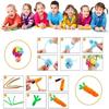 100pcs Educational Toys DIY Strips Twist Bar Chenille Stems Plush Wired Twist Sticks  Handcraft