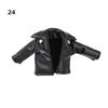 Quality 1/12 Dolls Clothes Accessories Fashion Ripped Pants Doll Jeans PU Leather Jackets Hoodies