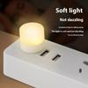 USB-ночник Мини-светодиодный ночник USB-штекер Лампа Power Bank Зарядка USB-книжные фонари Маленькие круглые лампы для защиты глаз для чтения