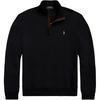 Polo Ss25 Half-Zip Logo Embroidered Printed Long Sleeve Sweatshirt Men Sweatshirt Black 710890534031