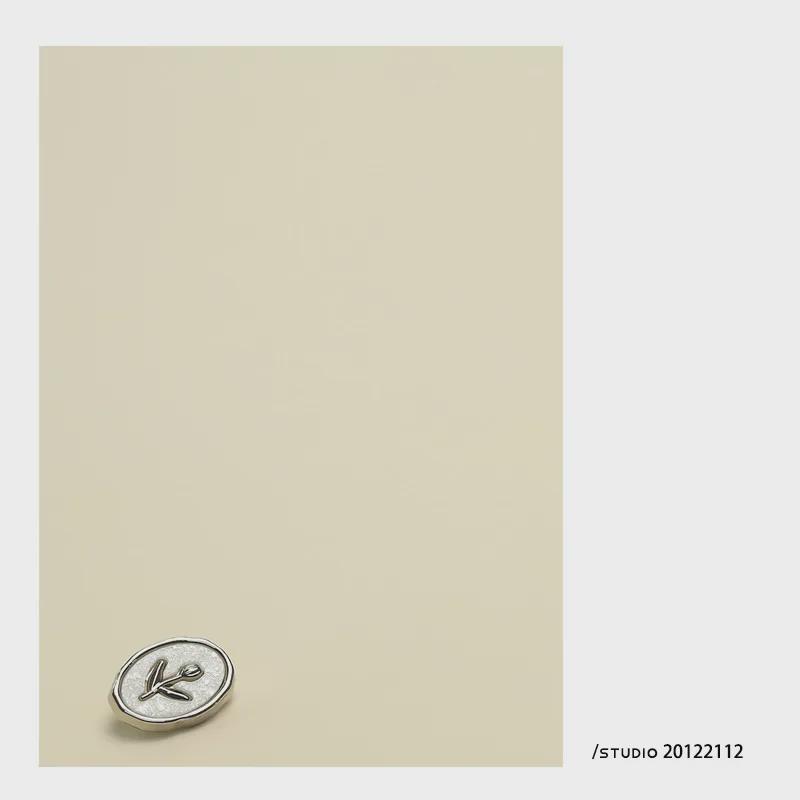 Esstudi Women's Tweed Coat: Oval Tulip Metal Button Sweater