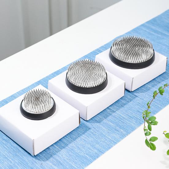 Круглая лягушка-цветок икебана из нержавеющей стали, подставка для икебаны, основа для цветочной композиции, лягушки-цветы, инструмент для фиксации цветов, своими руками, флористика