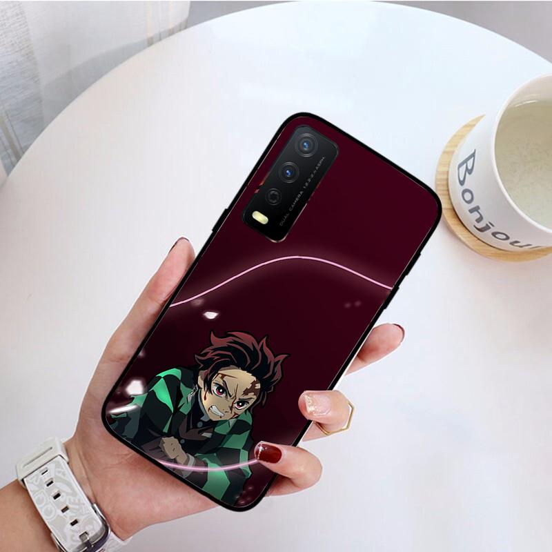 Чехол для телефона Demon Slayer Kimetsu Kamado для VIVO Y31 Y21 Y70 Y21S Y20 Y72 1907 Y12 Y11S Y53S Y33S Y55 Y76 Y51 Y15S Y01 Funda
