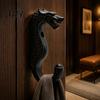 Environmentally Friendly PLA Art 3D Printed Viking Dragon Wall Hook, Decorative Nordic Style Coat Hanger, Mythology Inspired Decor Durable Storage