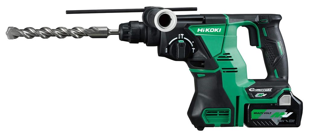 Аккумуляторный перфоратор HiKOKI 36V MultiVolt Аккумуляторная батарея Запасная батарея в комплекте Гарантия и оригинальный кейс в комплекте Литий-ионный (2