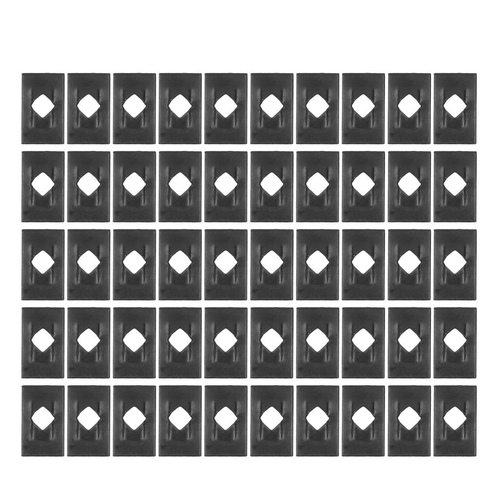 50 шт. Пружинная гайка из углеродистой стали M4 Односторонняя клипса Рид Автомобильные запчасти