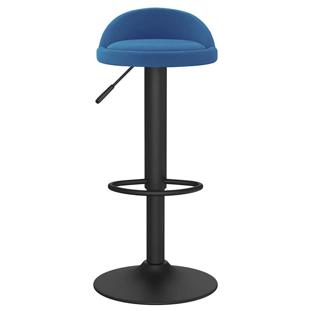 Blue Velvet Bar Stool