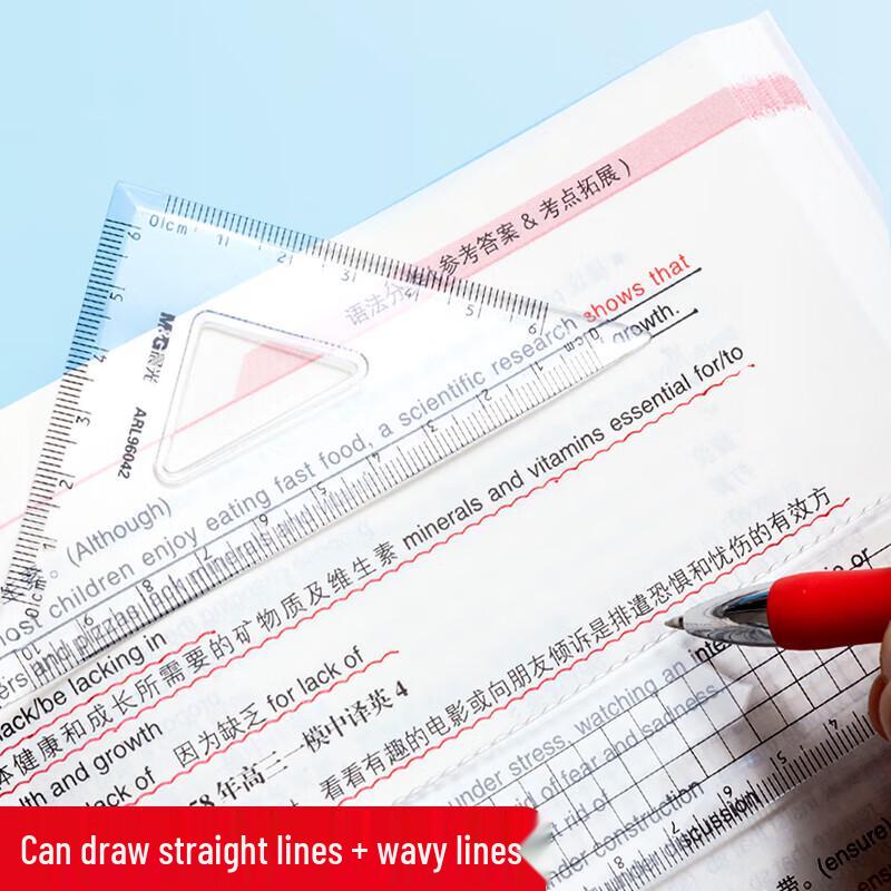 M&G Examination Drawing Ruler Set