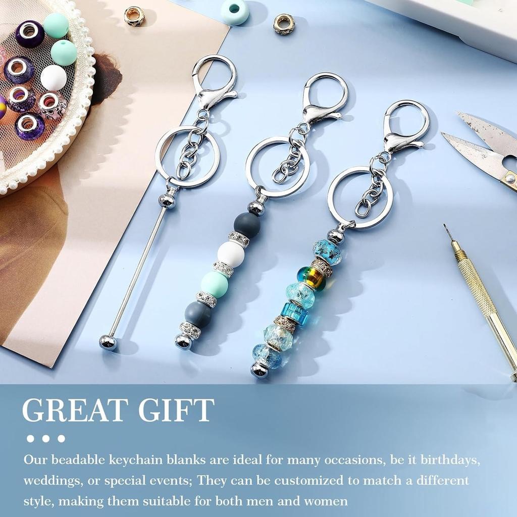 Многофункциональный брелок-подвеска с 12 подвесками из бисера, прочный сплав, принадлежности для рукоделия для мужчин и женщин, ежедневное использование