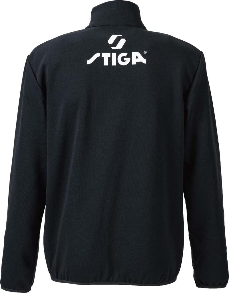 STIGA Table Tennis Outerwear STIGA Zip Jacket Black M 1805120105 JP-I