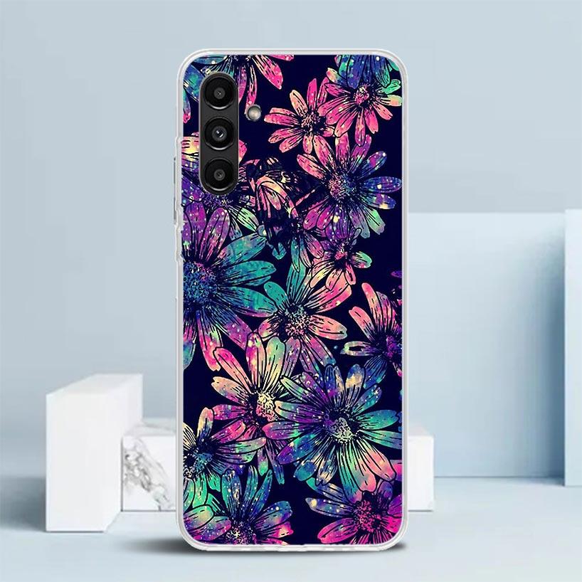 Чехол для телефона с мандалой и подсолнухом для Samsung Galaxy A17 A37 A57 A16 A15 A14 A13 A56 A55 A54 A53 A36 A35 A34 A33 A26 A25 A24