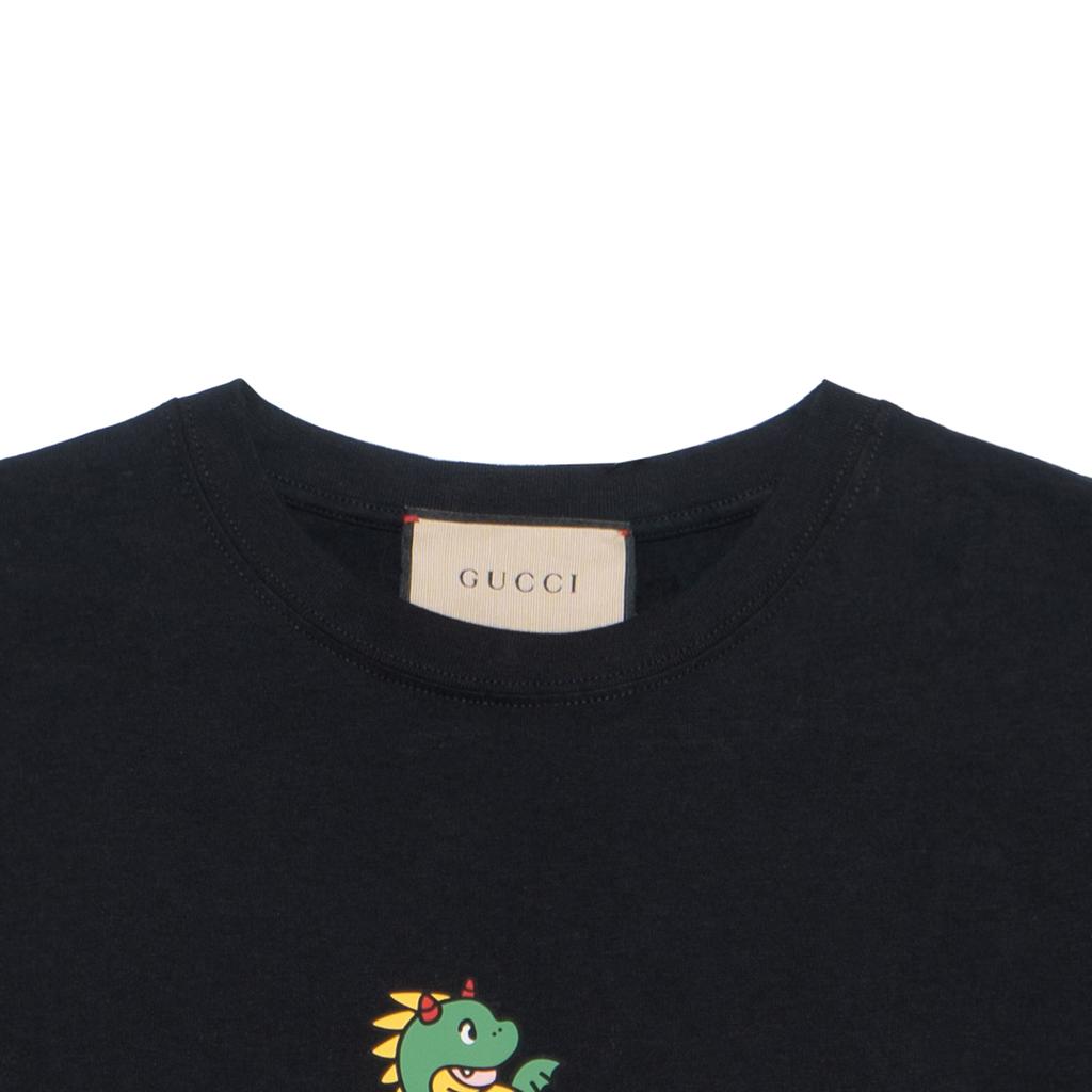 Gucci Футболка с китайским Новым годом и дракончиком 771758-XJGCG-1152