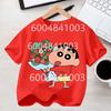 Crayons Shinchan Children T Shirt Kawaii Cartoon Boy Girl Short Sleeve Tee Shirt Summer Kids Clothes Anime Toddler Colour Tops