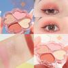 Makeup Eye Shadow Stylish Non-flying Powder Four-color Clover Eye Shadow Lucky Clover Daily Matte Shadow Palette Makeup Eye Shadow