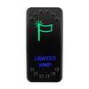 12V 20A Marine Boat Rocker Switch Green Blue Led SPST DPDT Car Switch Waterproof 24V for Jeep Wrangler Cam Am Polaris Battery Switches5