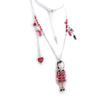 [H9857] - Red 'Mangas' Designer Long Necklace
