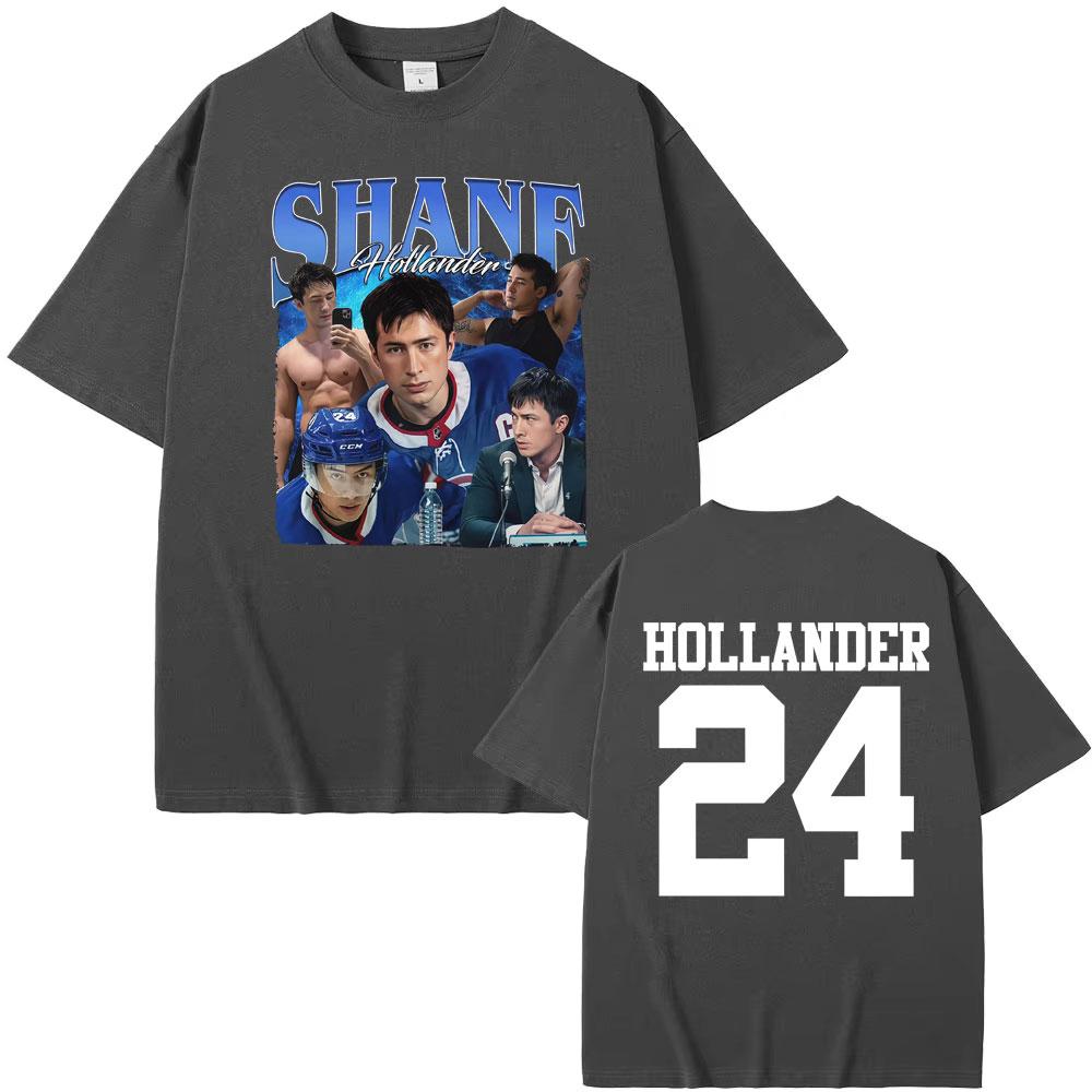 Heated Rivalry Ilya Rozanov Shane Hollander 24 T Shirt Men Women Fashion Summer Retro Shirt High Quality Casual Cozy Tshirts