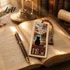 Вышитый Закладка для Книги Сезонный Кот Вышивка Крестом Закладка Четыре Сезона Черная Закладка