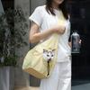 Портативная сумка-переноска для животных с циркуляцией воздуха, сетчатой вентиляцией, ремешком безопасности, моющаяся сумка для кошек, через плечо для кошек и маленьких