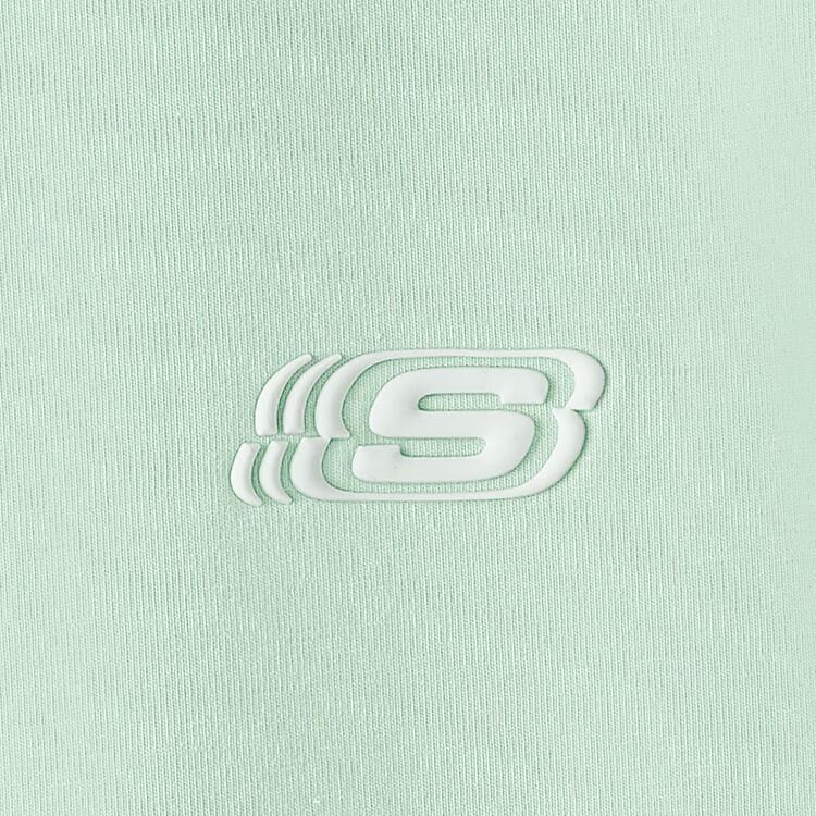 Skechers Мягкая модная универсальная удобная женская футболка с длинным рукавом топы L225W151-0215