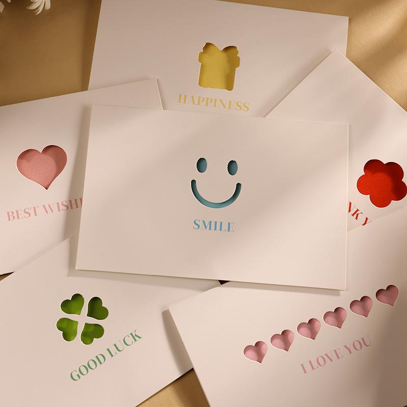 10 листов в упаковке Открытка благодарности Открытка на день рождения Пригласительная открытка Открытка для сообщения Студенческие канцелярские принадлежности