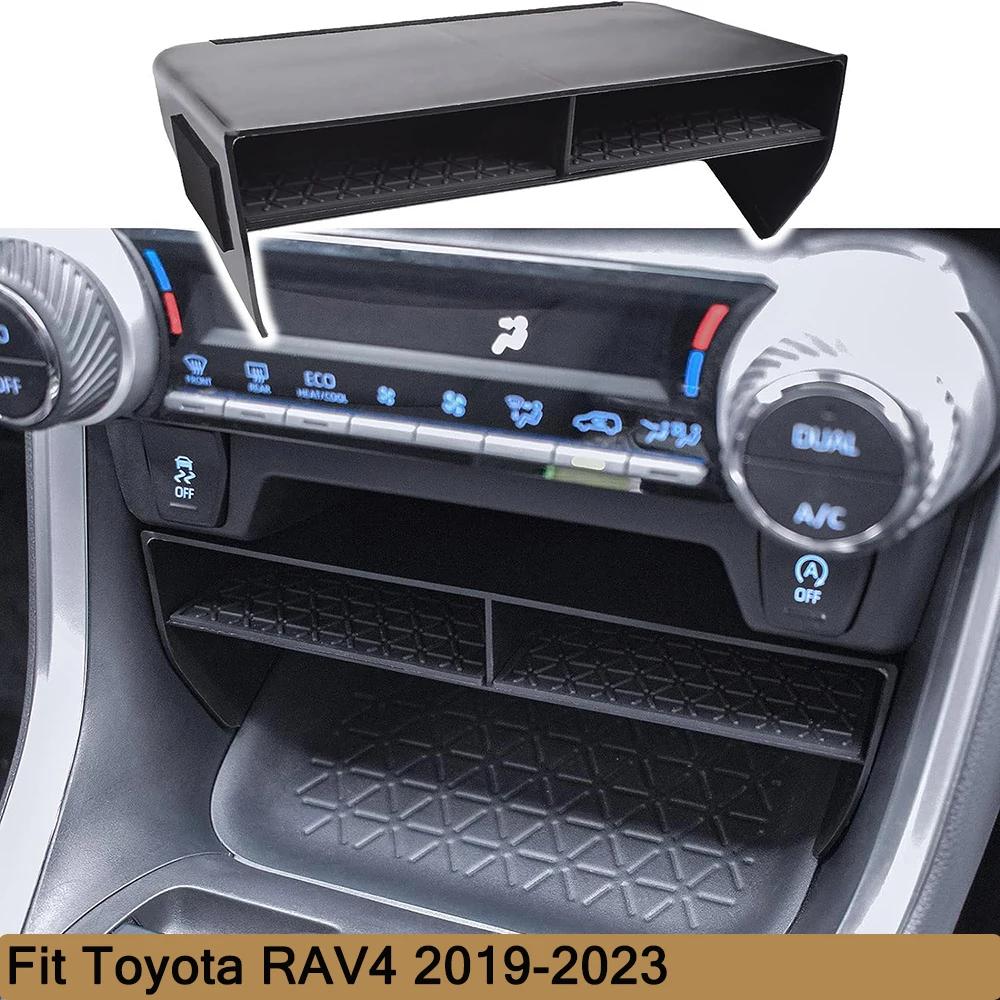 Для 2025 2025 Toyota RAV4 2019-2025 Коврик-органайзер для хранения вещей пассажира Лоток центральной консоли Подлокотник Автомобильный ящик для хранения ABS Аксессуары