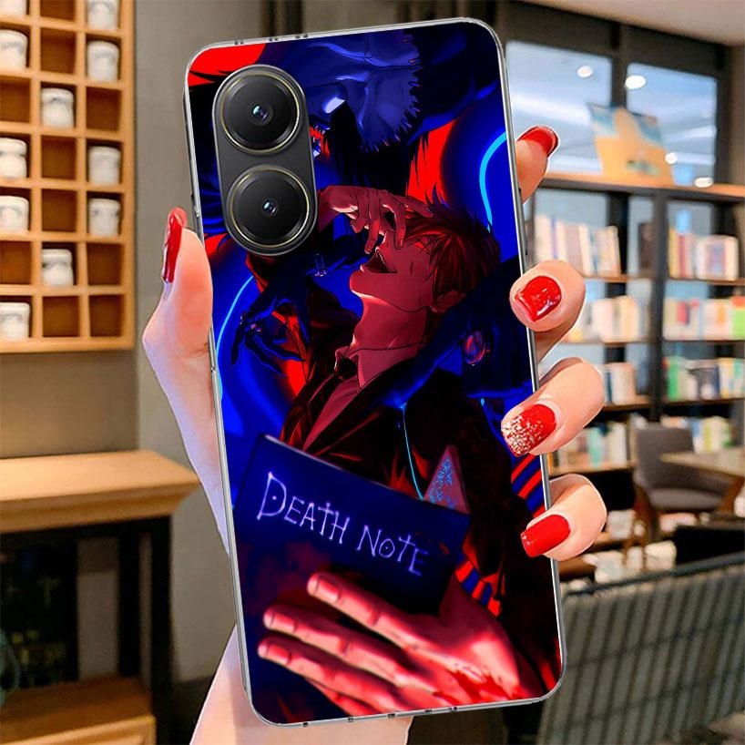 N-Note D-Death Yagami Light Phone Case For Xiaomi Poco F7 Ultra X7 X6 X5 Pro M7 Redmi 15C 15 13C 13 12C 12 10C 10 9A 9C 9T 9 She