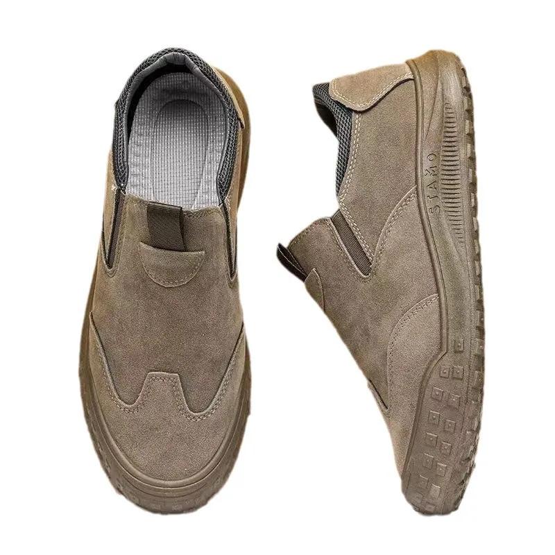 2024 New Comfortable Low Cut Waterproof Shoes for Men's Outdoor Non Slip Wear-resistant Casual Breathable Work Shoes