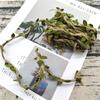 Simulation Green Leaves Weaving Hemp Rope Wedding Birthday Wedding Decoration Rattan Gift Bouquet Packaging Rope 5mm 5yard 