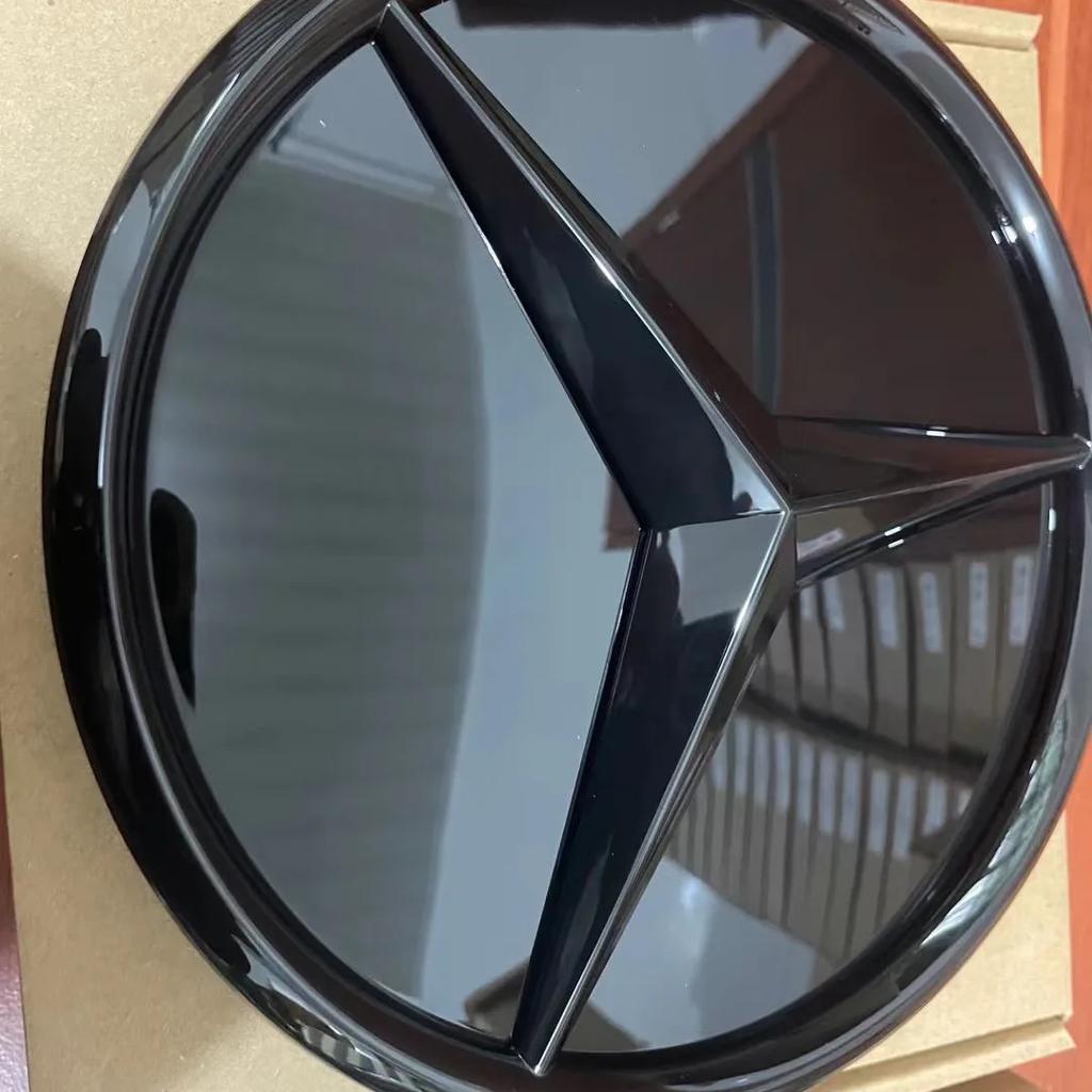 Шильдик на решетку радиатора 3D выпуклая звезда передняя эмблема для Mercedes-Benz AMG A B C E CLA CLS SLK GL Metris GLK GLA G R V VITO GLE GLC GLS