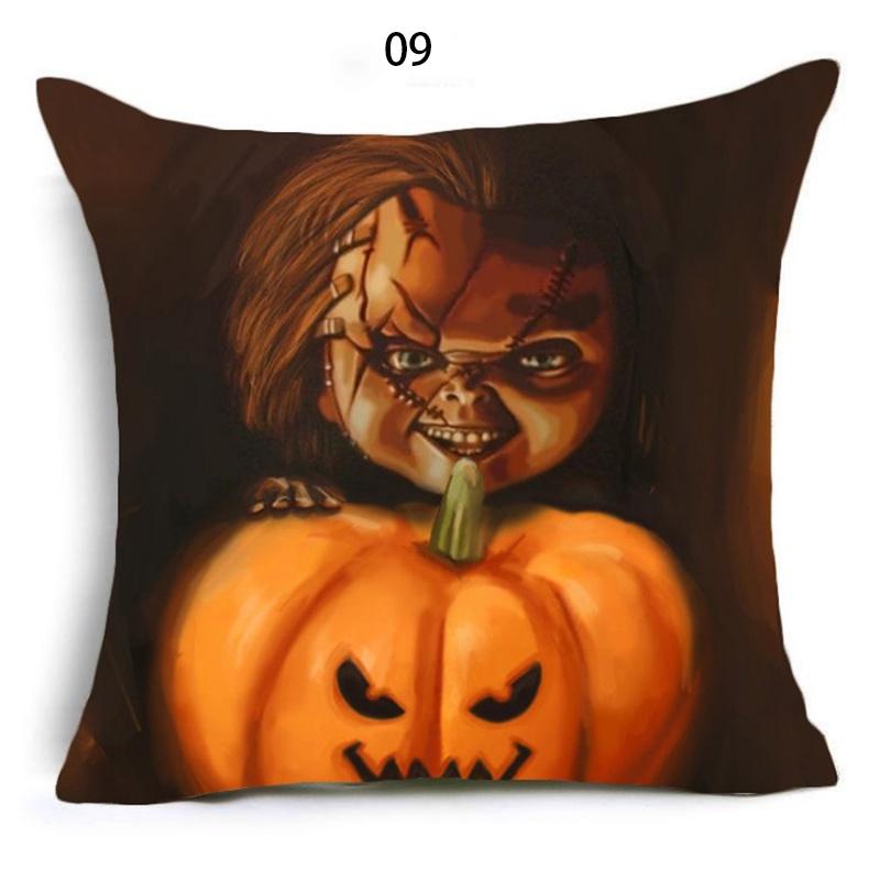 Cozy Halloween Horror Ghost Baby Pumpkin Pillowcase For Festive Sofa Decor