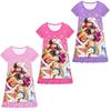 82979 Kids Girls KATSEYE Short Sleeves Ruffle Pleat Dress