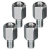Motorcycle Mirror Adapter 4pcs Screw Conversion Adapter for M8/M10 Motorcycle Mirror Height Adjustable High