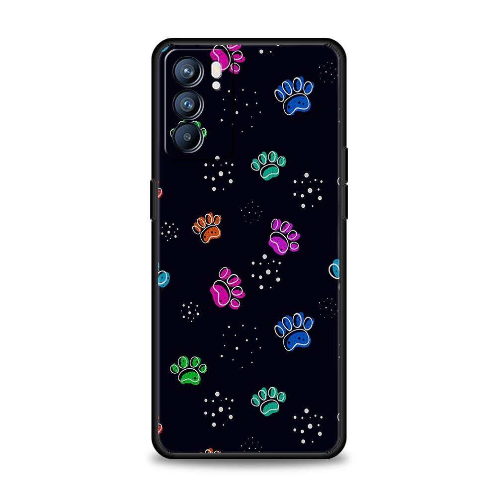 Милый чехол для Oppo Reno8 Reno7 Reno6 Pro A54 5G Find X6 X5 A53 A52 A9 A15 A95 A17 A16 A76 A74 A57 A31